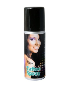 spray tatuaje negro - de alta calidad, ideal para carnaval, fiestas temáticas y eventos especiales