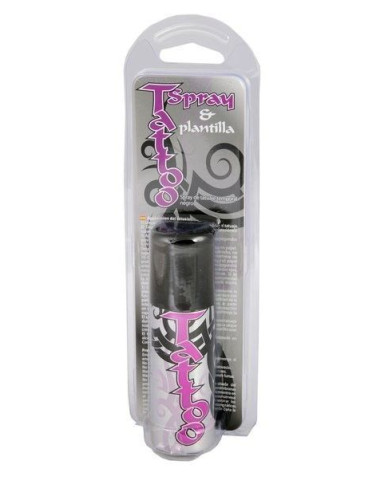 spray Tattoo Semi-Permanente Black - High Quality, Ideal for Carnival, Theme Festivities and Special Events