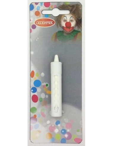 Blister barra Maquillaje blanco - de alta calidad, ideal para carnaval, fiestas temáticas y eventos especiales