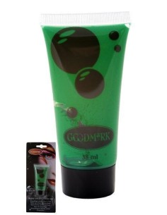 Maquillage d'eau de crème 38 ml vert - haute qualité, idéal pour carnaval, fêtes à thème et événements spéciaux