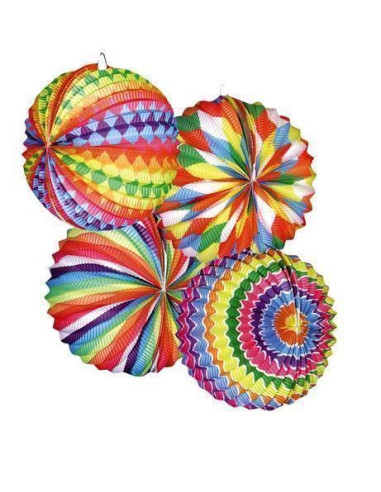 farol brillante surtidos (4 mod) 22 cm - de alta calidad, ideal para carnaval, fiestas temáticas y eventos especiales