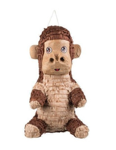 piñata mono (49 x 28 cm) - di alta qualità, ideale per auto, feste a tema ed eventi speciali