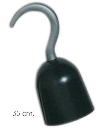 garfio pirata 35cm - de alta calidad, ideal para carnaval, fiestas temáticas y eventos especiales