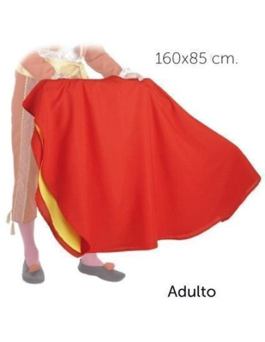 muleta adulto 160x85 cm - de alta calidad, ideal para carnaval, fiestas temáticas y eventos especiales