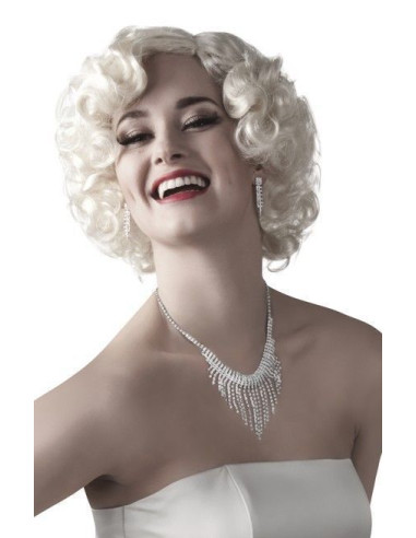 hollywood jewelry (necklace and earrings) - high quality, ideal for carnival, theme parties and special events