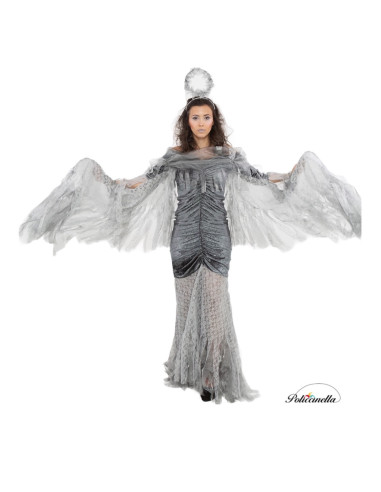 Disfraz Angel Negro Talla M Nuevo