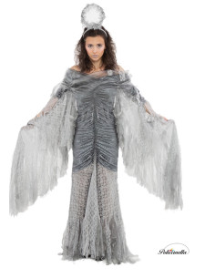 Costume Black Angel Size M New - High Quality, Ideal for Carnival, Thematic Festivities and Special Events