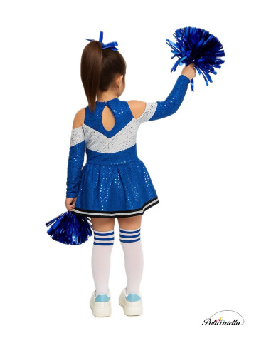 Neues blaues Cheerleader-Kostüm