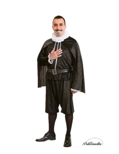 Costume Cervantes size L - High quality, ideal for carnival, themed parties and special events
