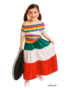 Disfraz Mejicana - de alta calidad, ideal para carnaval, fiestas temáticas y eventos especiales