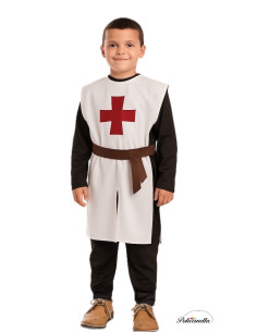 Costume Templar Size Size - High Quality, Ideal for Carnival, Thematic Parties and Special Events
