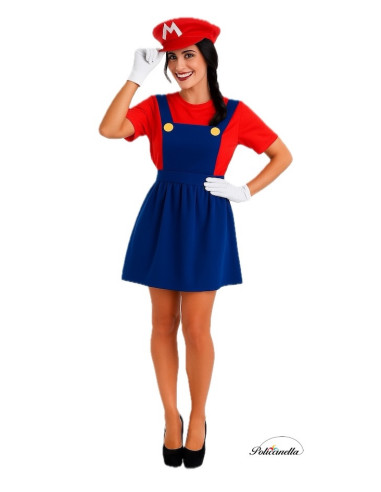 Disfraz Fontanera Videojuego Talla M - de alta calidad, ideal para carnaval, fiestas temáticas y eventos especiales