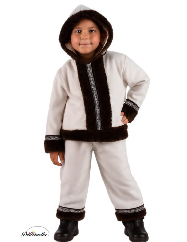 Costume Eskimo - High Quality, Ideal for Carnival, Thematic Festivities and Special Events