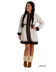 disfarce Eskimo M - Alta qualidade, ideal para carnaval, festividades temáticas e eventos especiais