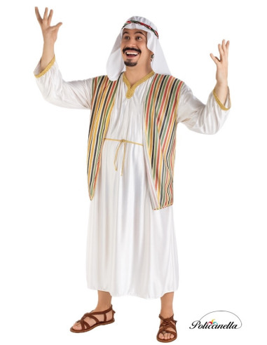 Kostüm Sheikh Araber Größe L - Hohe Qualität, ideal für Karneval, thematische Feierlichkeiten und besondere Veranstaltungen