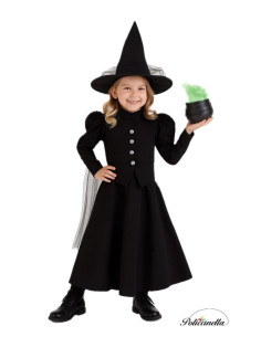 New Black Witch Costume - high quality, ideal for carnival, theme parties and special events