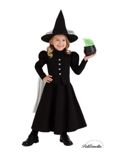 New Black Witch Costume - high quality, ideal for carnival, theme parties and special events