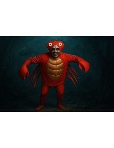 Crab Costume Size L - High Quality, Ideal for Carnival, Theme Festivities and Special Events 2