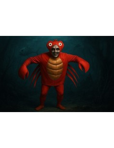 Crab Costume Size L - High Quality, Ideal for Carnival, Theme Festivities and Special Events 2