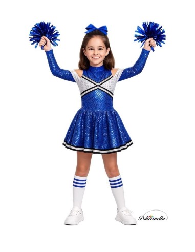 Neues blaues Cheerleader-Kostüm