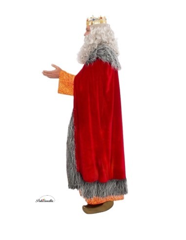 Disfraz Rey Melchor Pelo Gris Talla L...