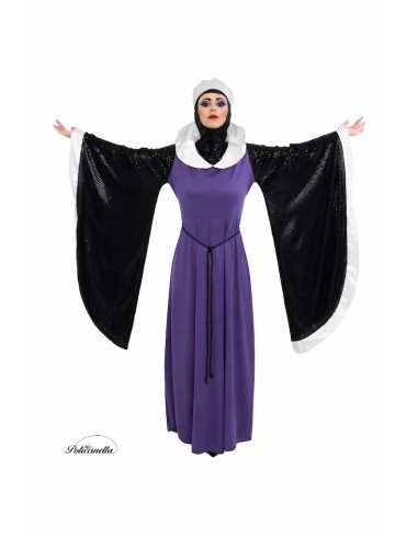 Costume Regina Strega delle Nevi Taglia M Nuovo - di alta qualità, ideale per il Carnevale, feste a tema ed eventi speciali.