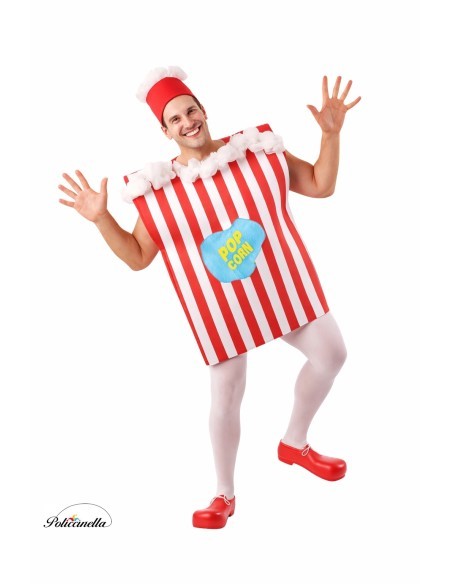 Disfraz Caja Palomitas Talla L - de alta calidad, ideal para carnaval, fiestas temáticas y eventos especiales