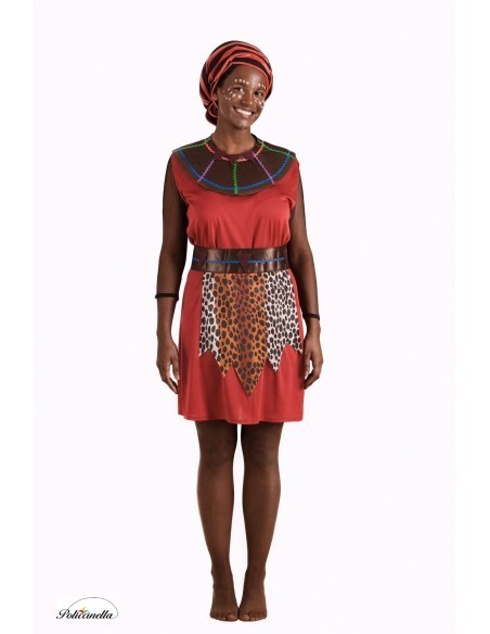 Disfraz Massai Mujer Talla M - de alta calidad, ideal para carnaval, fiestas temáticas y eventos especiales