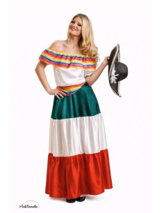 Disfraz Mejicana Talla M - de alta calidad, ideal para carnaval, fiestas temáticas y eventos especiales 2