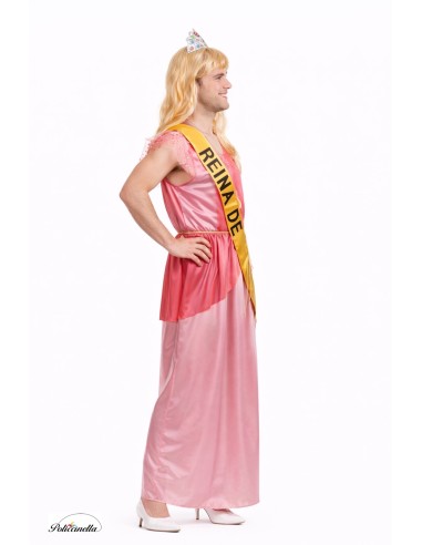 Costume de princesse rose pour homme