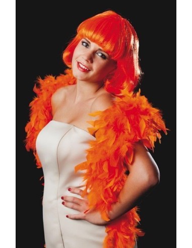 bOA Luxury Pen 80gr Orange (180cm) - Alta qualidade, ideal para carnaval, festas temáticas e eventos especiais