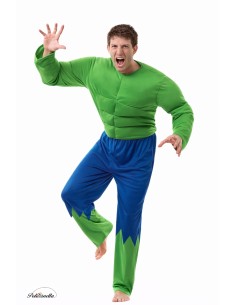 Fantasia de Homem Forte Verde