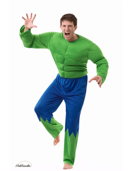 Disfraz Forzudo Verde Talla L - de alta calidad, ideal para carnaval, fiestas temáticas y eventos especiales