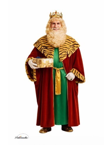 Disfraz Rey Gaspar Talla L - de alta calidad, ideal para carnaval, fiestas temáticas y eventos especiales