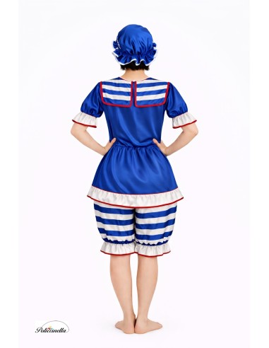 1920s Bathing Woman Costume