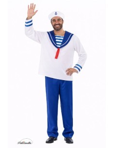 Costume Sailor Size L - High Quality, Ideal for Carnival, Theme Festivities and Special Events 2
