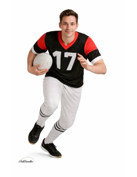 Disfraz Jugador Rugby Talla L - de alta calidad, ideal para carnaval, fiestas temáticas y eventos especiales