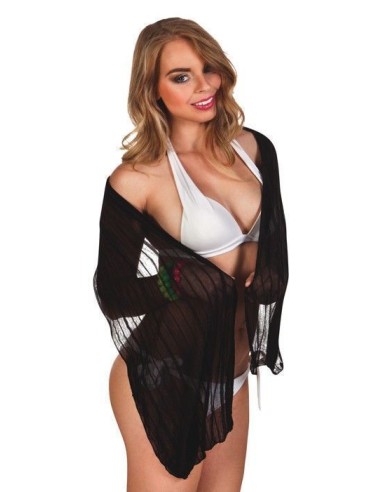 fazzoletto nero 160x27cm - di alta qualità, ideale per auto, feste a tema ed eventi speciali