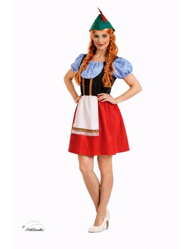 Disfraz Tirolesa Talla M - de alta calidad, ideal para carnaval, fiestas temáticas y eventos especiales