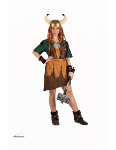 Costume da vichinga taglia M - di alta qualità, ideale per il carnevale, feste a tema ed eventi speciali.