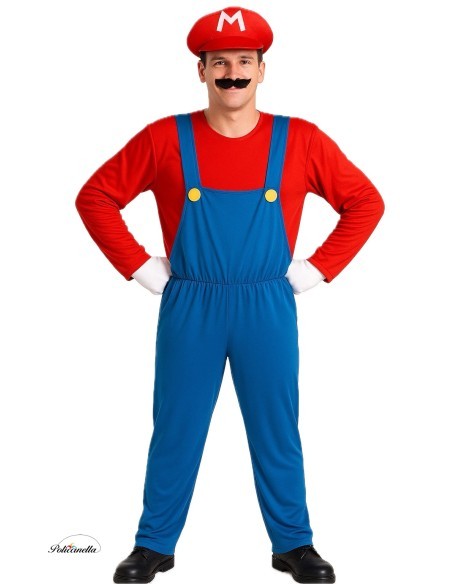 Disfraz Fontanero Videojuego Talla L - de alta calidad, ideal para carnaval, fiestas temáticas y eventos especiales