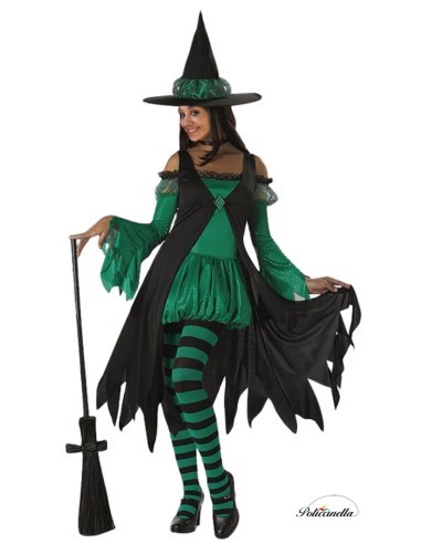 New Emerald Green Witch Costume