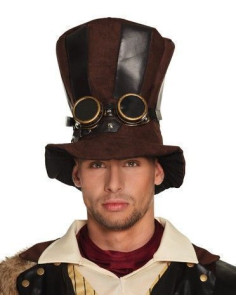 Cup chapéu Óculos Aviator 59 cm - Alta qualidade, ideal para carnaval, festas temáticas e eventos especiais