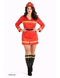 Disfraz Bombera Talla M - de alta calidad, ideal para carnaval, fiestas temáticas y eventos especiales 2