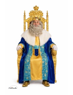 disfarce King Melchor Tamanho L - Alta qualidade, ideal para carnaval, festividades temáticas e eventos especiais 2
