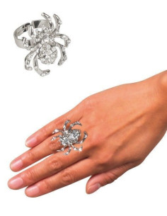 bague araignée - haute qualité, idéale pour carnaval, fêtes à thème et événements spéciaux