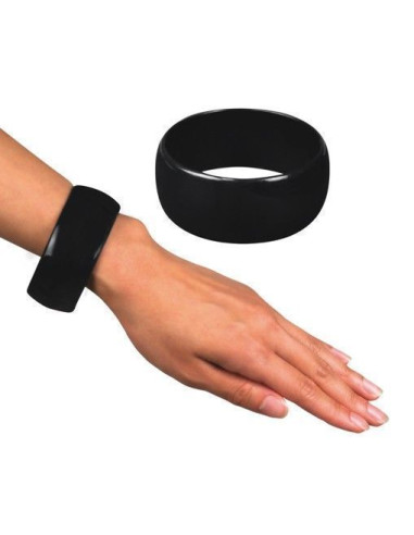 brazalete retro negro - de alta calidad, ideal para carnaval, fiestas temáticas y eventos especiales