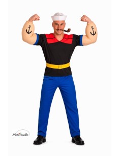 Disfraz Marino Forzudo Talla L - de alta calidad, ideal para carnaval, fiestas temáticas y eventos especiales