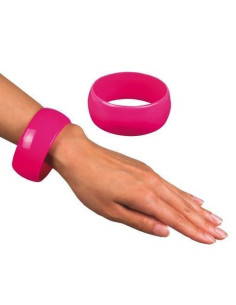 bracelet rose - haute qualité, idéal pour carnaval, festivités thématiques et événements spéciaux