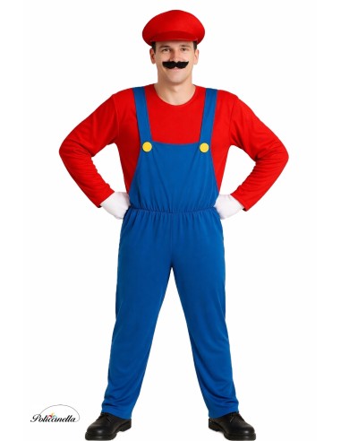 Costume de plombier de jeu vidéo